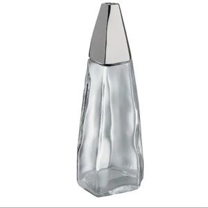 NWT,Alessi PZ05 salt castor in glass with cover in steel